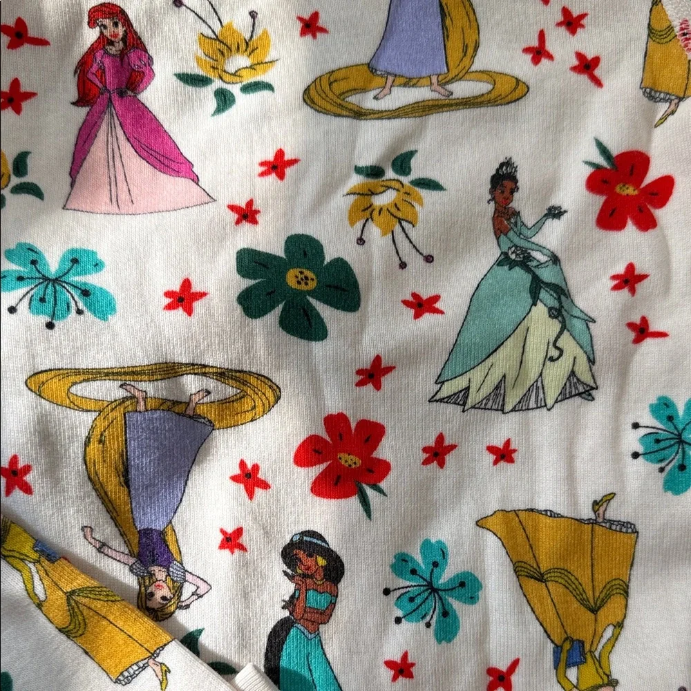 Hanna Andersson Disney Princess Cream Pajama Set - Picture 3 of 3